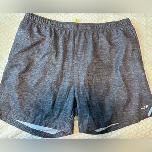 BCG Men’s Lined Drawstring Shorts Grey Size XXL